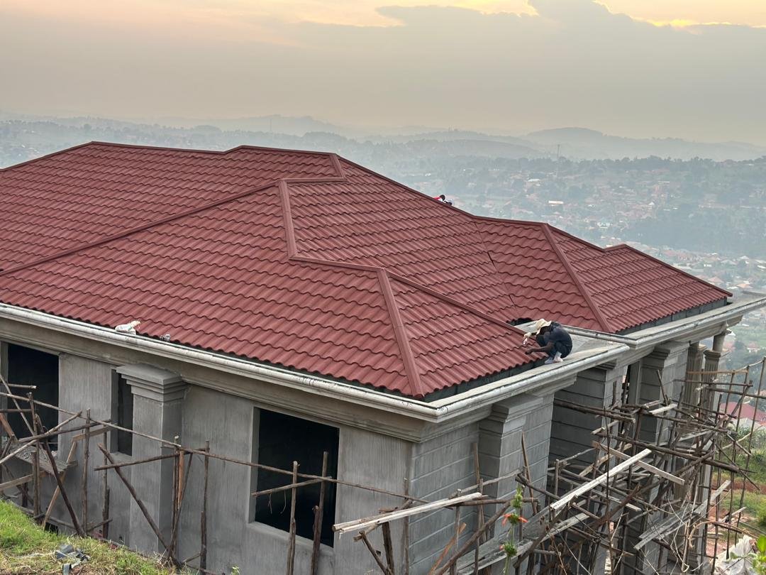 Residential roofing project in Kampala