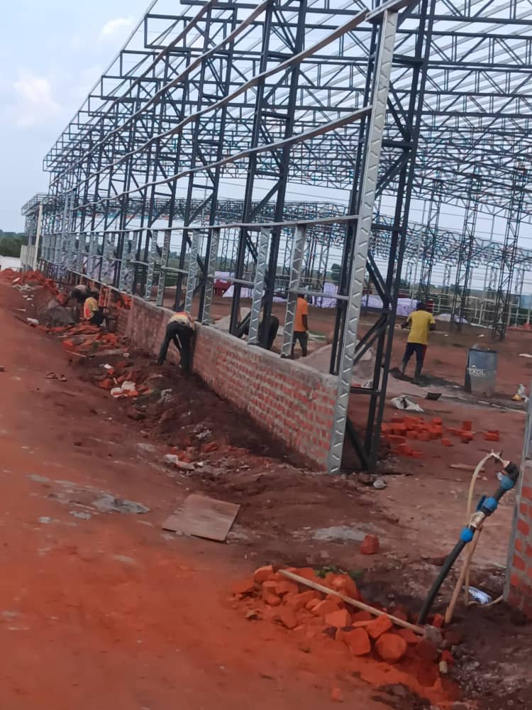 Warehouse roofing project in Rukungiri